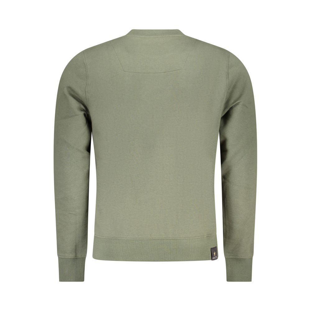 Accademia Militare Green Cotton Sweatshirt