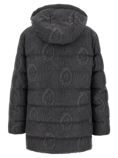 Etro Gray Wool Coat