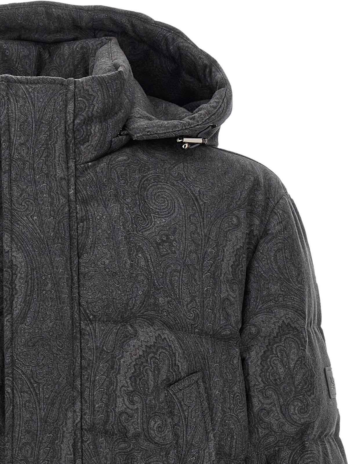 Etro Gray Wool Coat