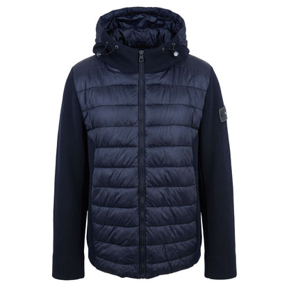 Baldinini Trend Blue Polyester Men Jacket