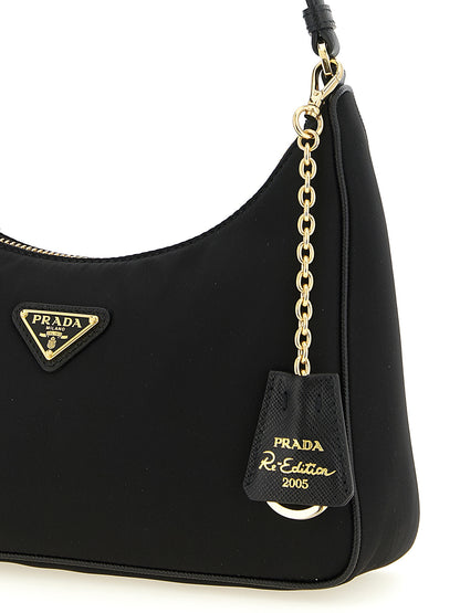 Prada Black Recycled Polyamide Shoulder Bag