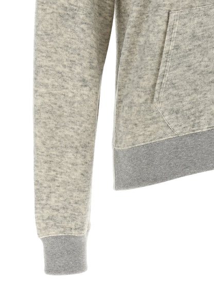 Khaite Gray Cotton Hoodie