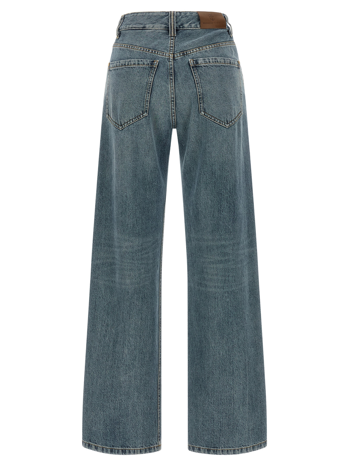 Brunello Cucinelli Blue Cotton Jeans Denim