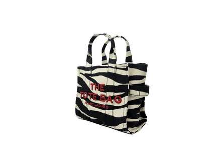 Marc Jacobs The Tote Bag Medium Zebra Canvas Crossbody