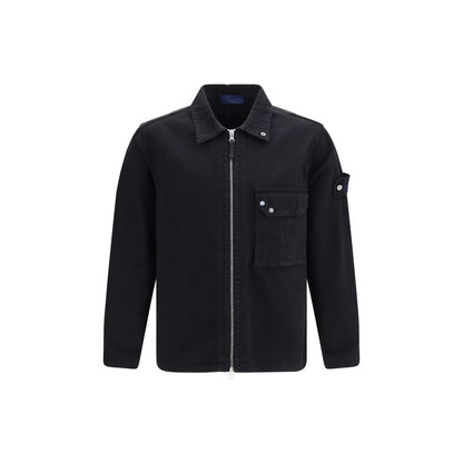 Stone Island Black Cotton Denim Jacket