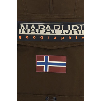 Napapijri Brown Polyamide Shell Jacket