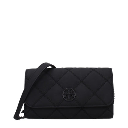 Tory Burch Black Leather Clutch Bag