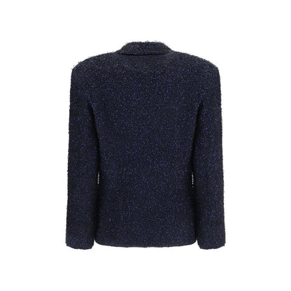 Giorgio Armani Blue Polyamide Blazer