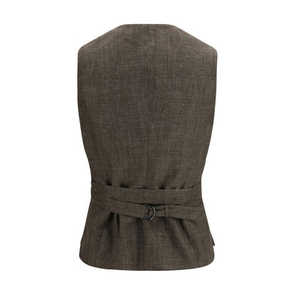 Brunello Cucinelli Brown Linen Blazer