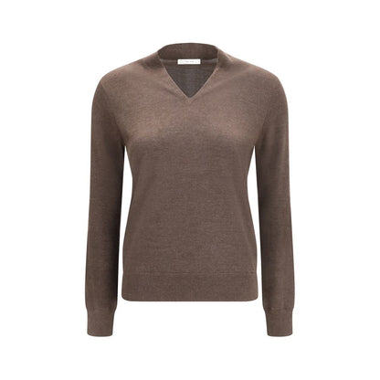 The Row Brown Cashmere Sweater