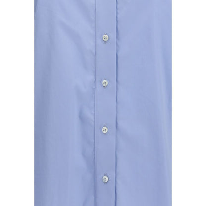 Brunello Cucinelli Blue Cotton Blouse