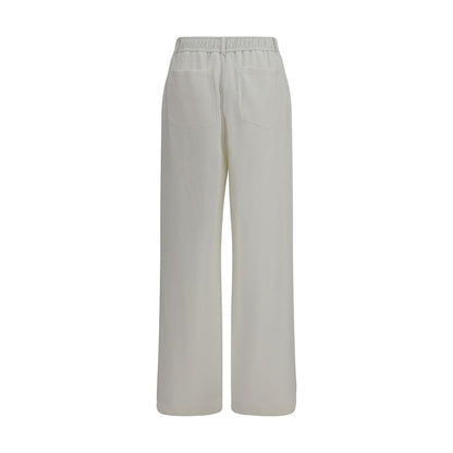 Brunello Cucinelli White Cotton Athletic Pants