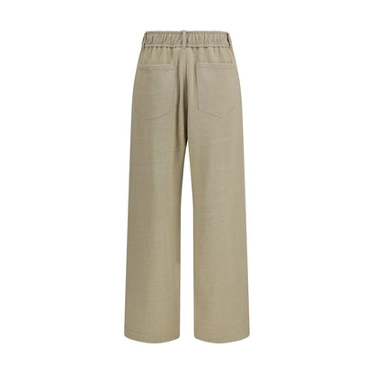 Brunello Cucinelli Beige Cotton Casual Pants