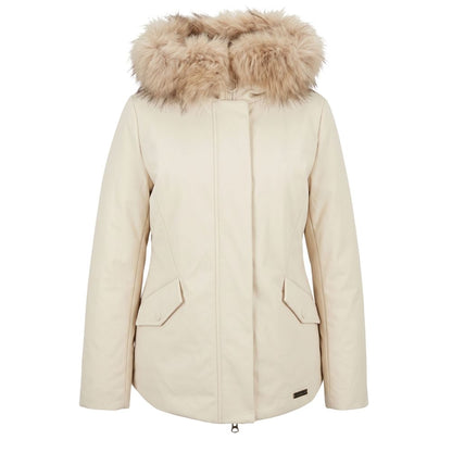 Baldinini Trend White Nylon Women Jacket