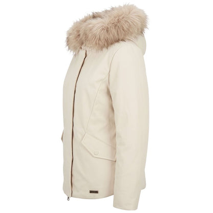 Baldinini Trend White Nylon Women Jacket