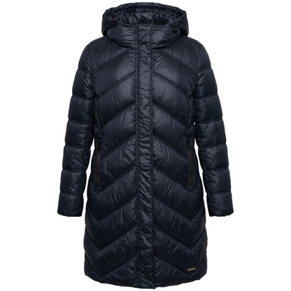 Baldinini Trend Blue Nylon Women Jacket