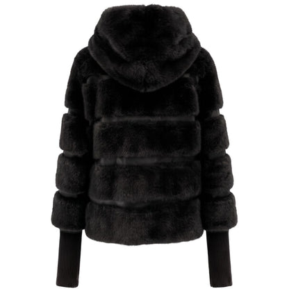 Baldinini Trend Black Polyester Women Jacket