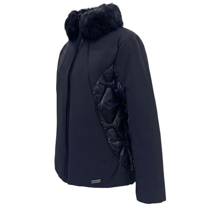 Baldinini Trend Blue Nylon Women Jacket