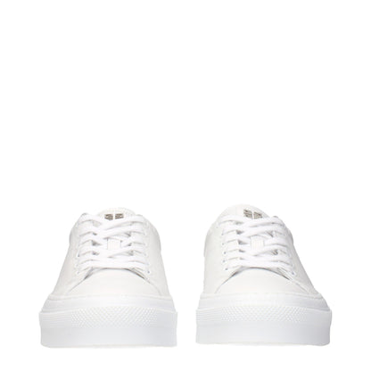 Givenchy White Leather Sneakers