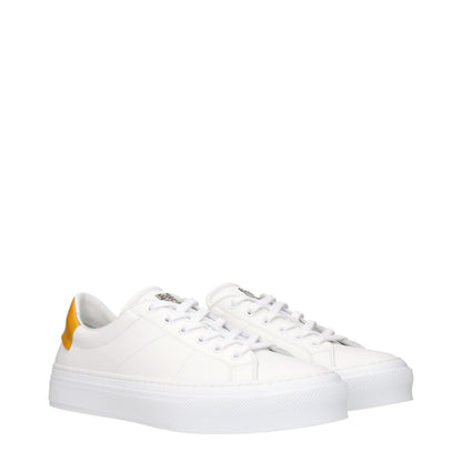 Givenchy White Leather Low Top Sneakers