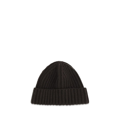Prada Brown Wool Oves Aries Beanie