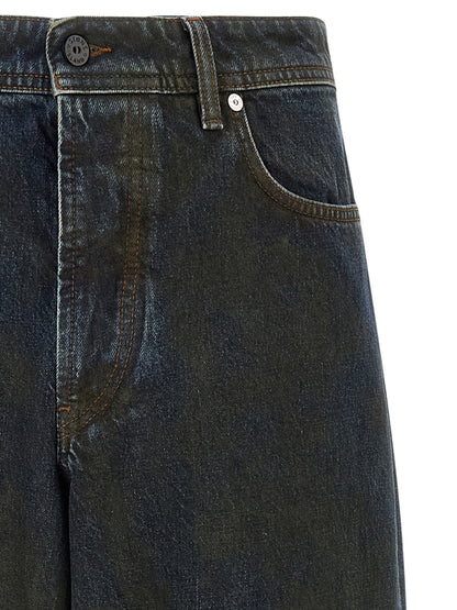 Stone Island Blue Cotton Jeans Denim