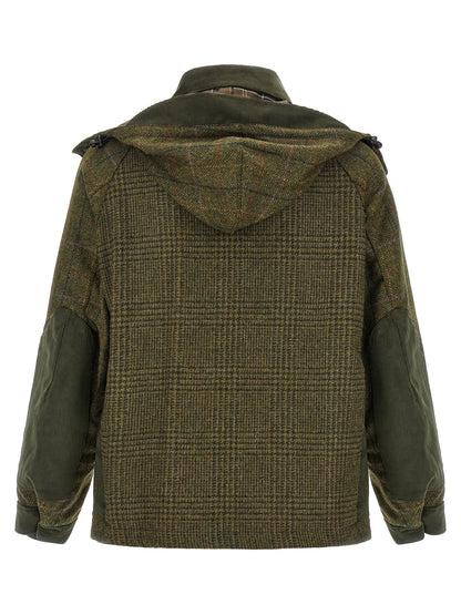 Barbour Bicolor Wool Full-Length Jacket