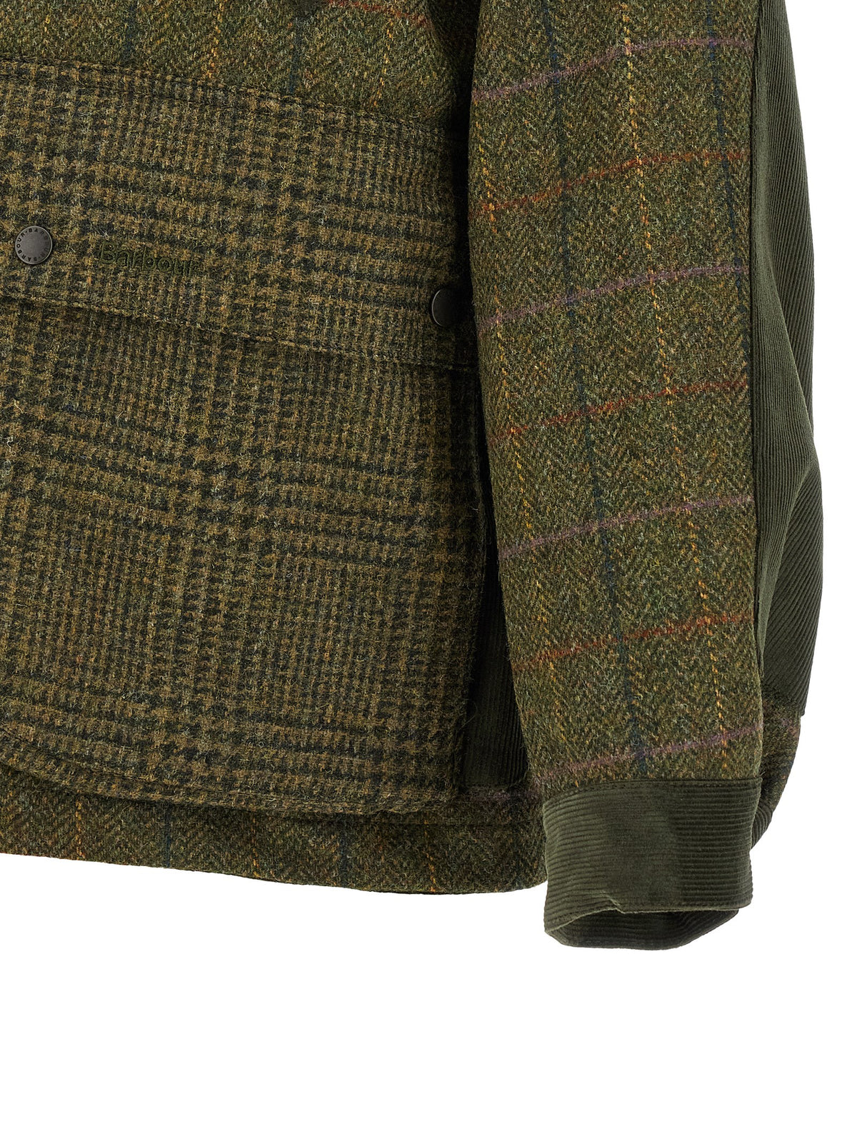 Barbour Bicolor Wool Full-Length Jacket