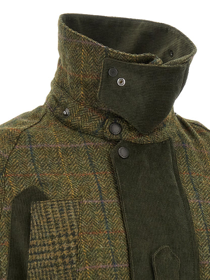 Barbour Bicolor Wool Full-Length Jacket