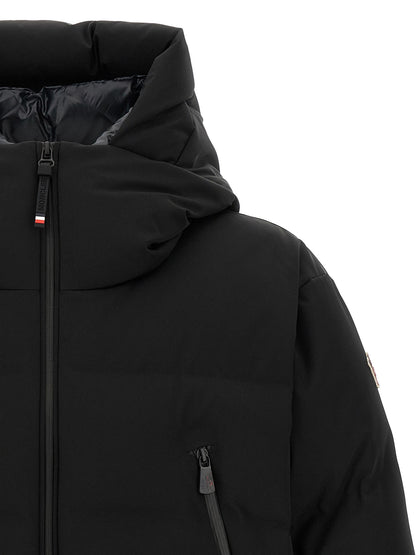 Moncler Grenoble Black Polyamide Full-Length Jacket