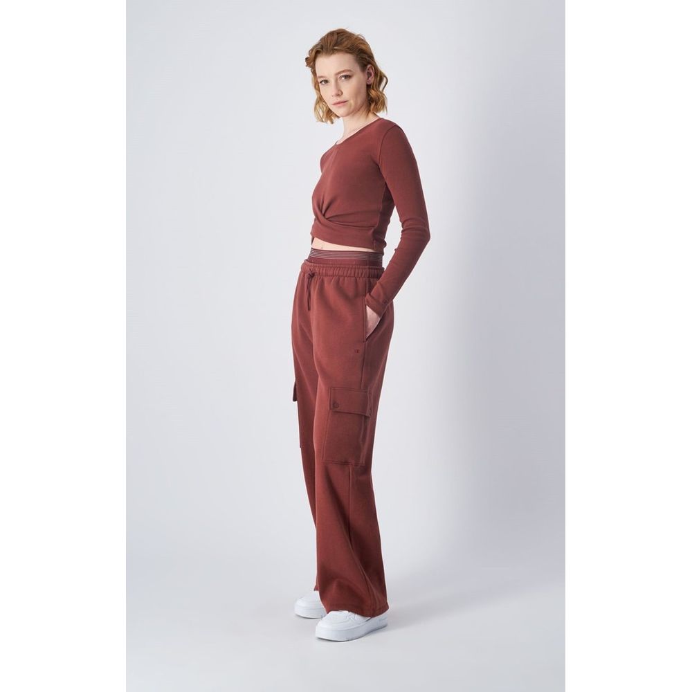 Champion Burgundy Cotton Cargo Pants