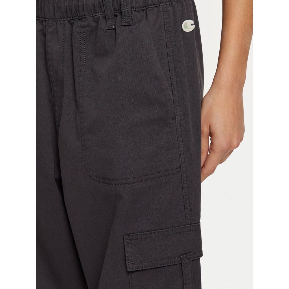 Champion Black Cotton Cargo Pants