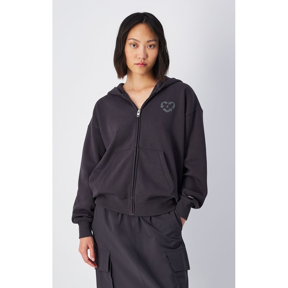 Champion Black Cotton Sweatshirt