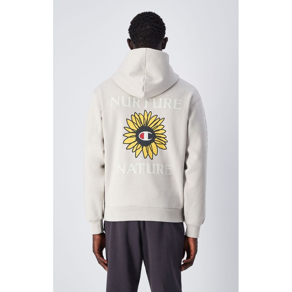 Champion Silver Cotton Sweatshirt