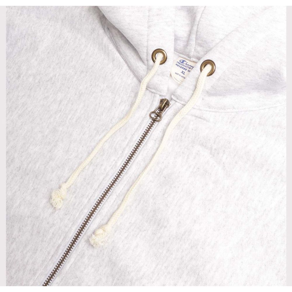 Champion White Cotton Sweatshirt