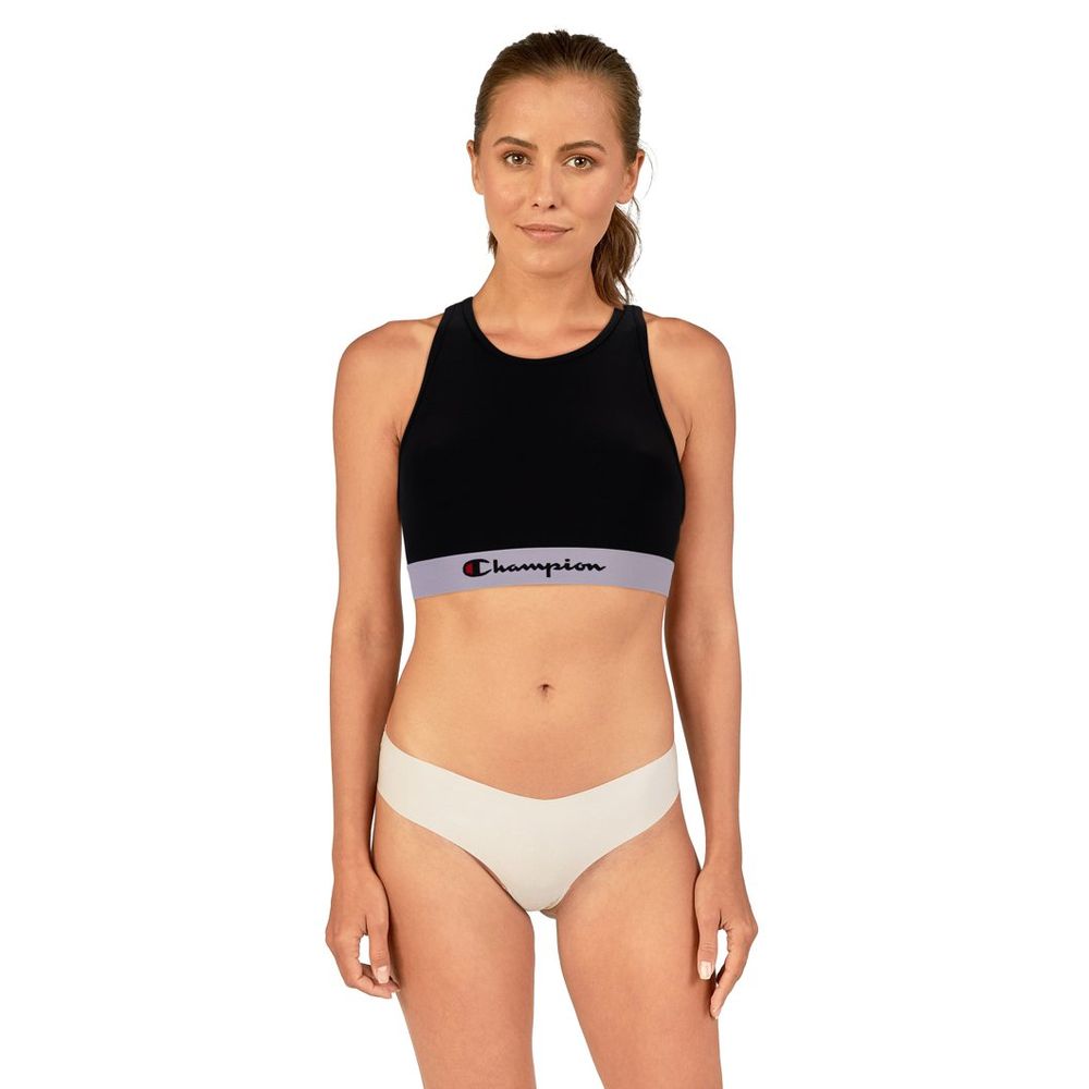 Champion Black Polyester Sport Bra
