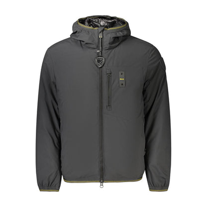 Blauer Black Polyester Men's Jacket