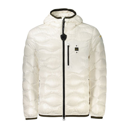 Blauer White Polyamide Men's Jacket