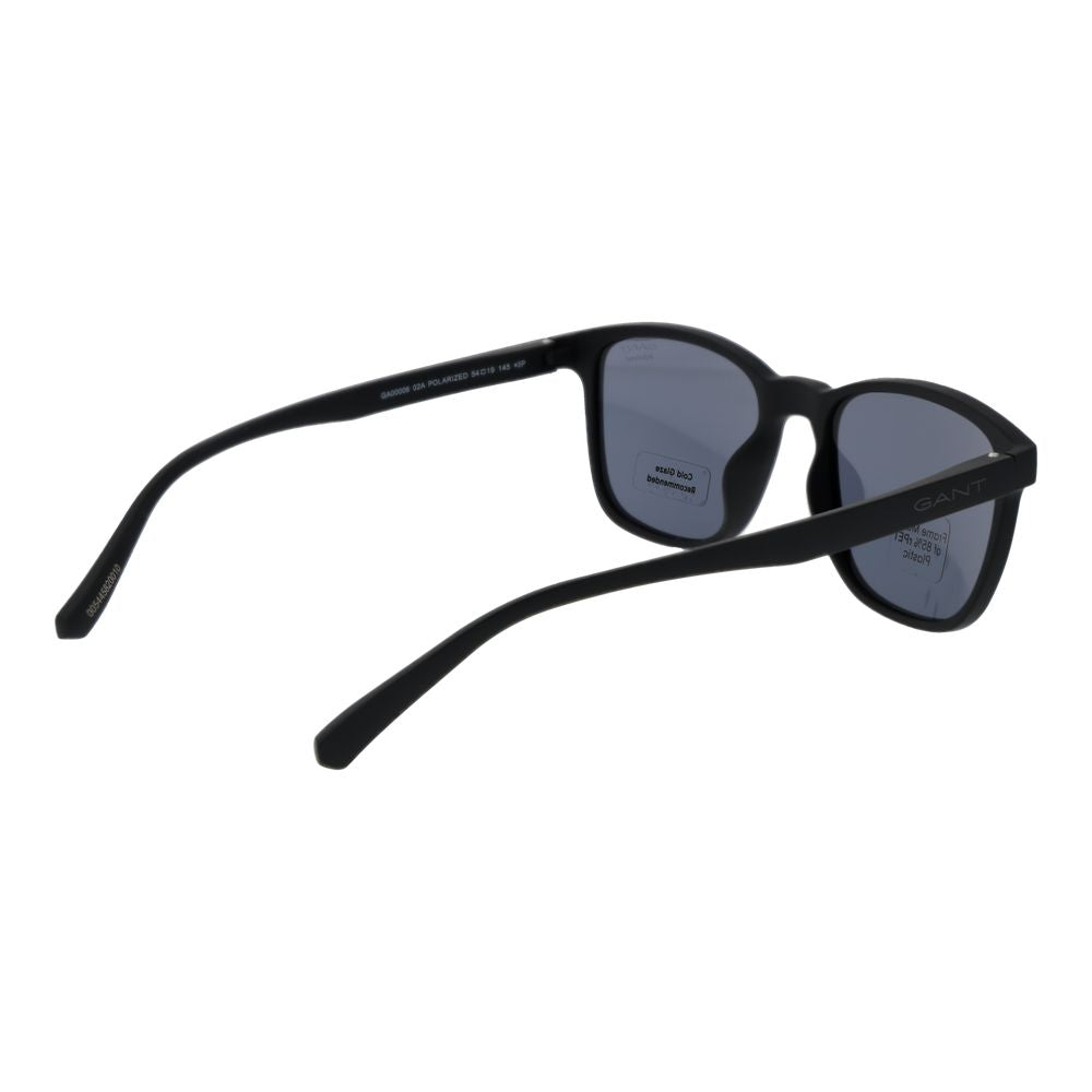 Gant Square Polarized Dark-Tint Plastic Sunglasses - Black