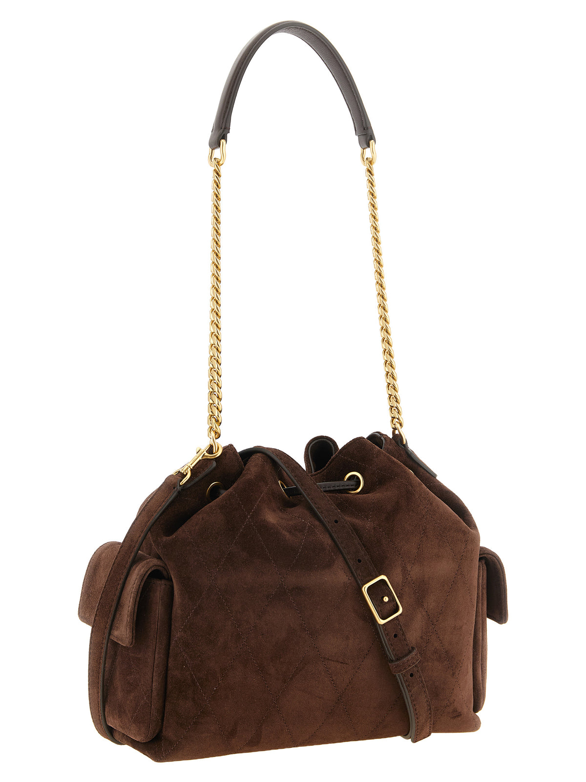 Tory Burch Brown Calfskin Shoulder Bag