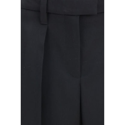 Brunello Cucinelli Black Wool Oves Aries Dress Pants