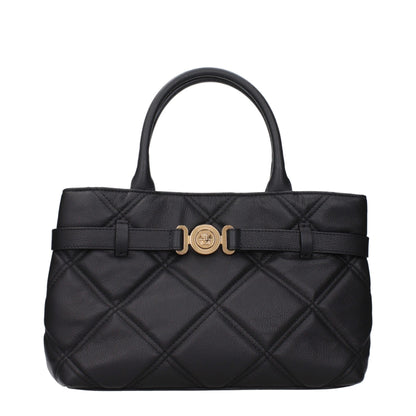 Versace Black Leather Handbag