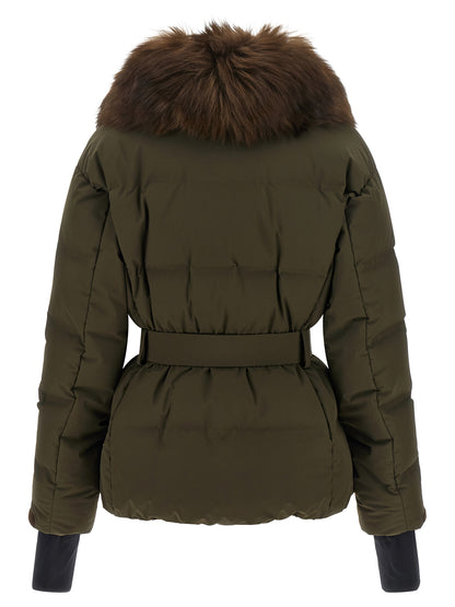 Moncler Grenoble Bicolor Polyester Full-Length Jacket