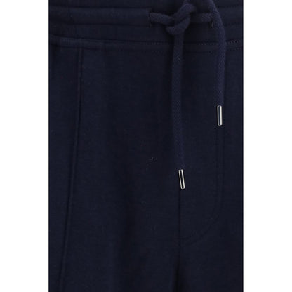 Brunello Cucinelli Men's Athletic Regular Fit Cashmere Cotton Polyamide & Silk Sweatpants - Blue