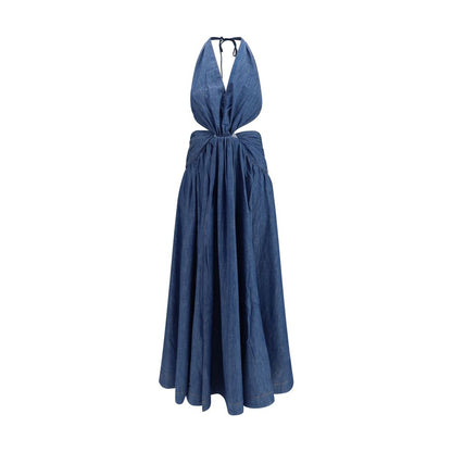 Zimmermann Blue Cotton Casual Dress