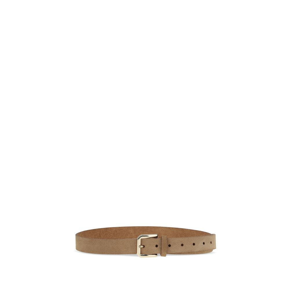 Belt by Brunello Cucinelli for men in calf leather suede & metal beige features a artisanal-chic design, artfully capturing the essence of the Calf Leather Suede & Metal Belt with a artisanal-chic finish.