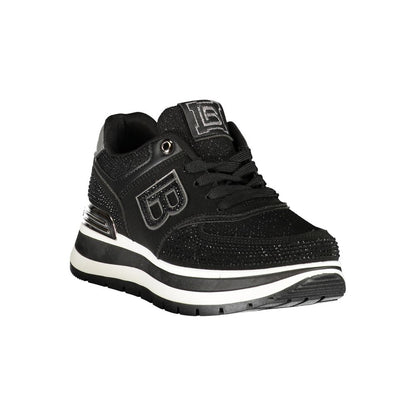 Laura Biagiotti Black Polyurethane Women's Sneaker