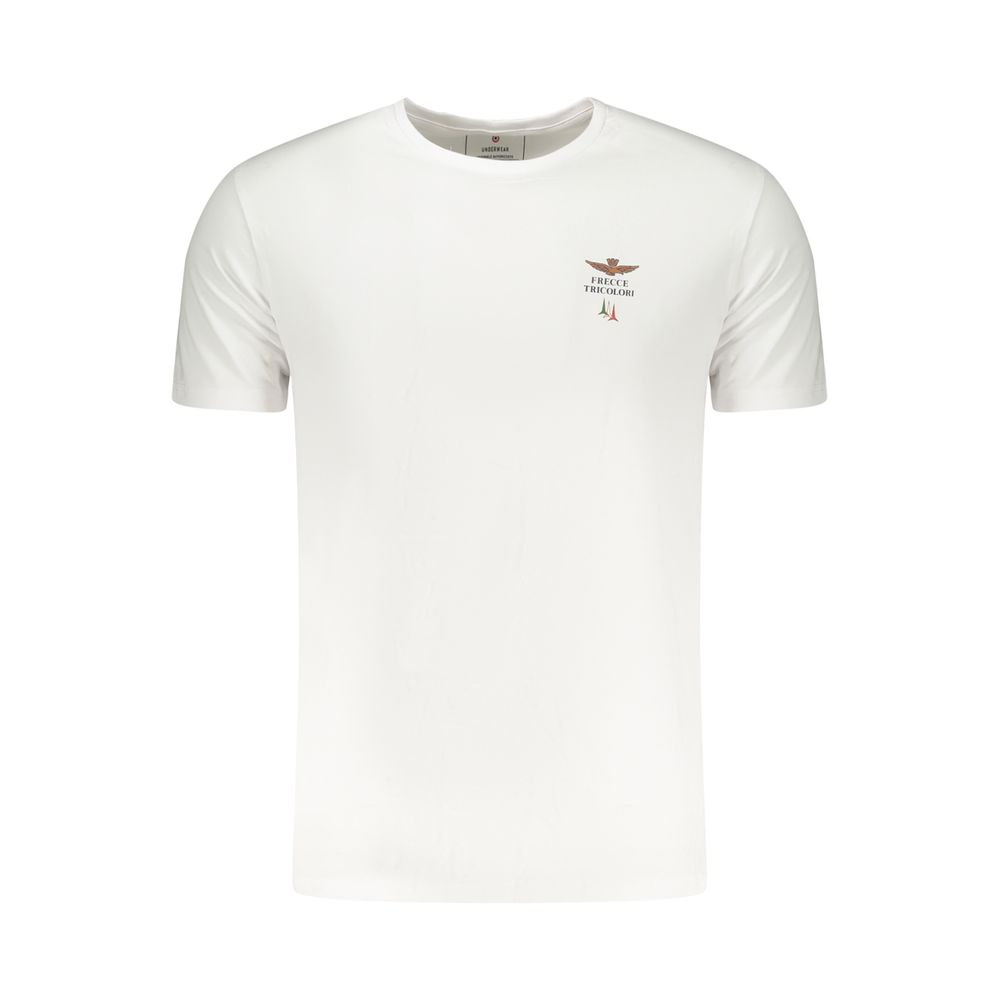 Aeronautica Militare Bianco Cotton Men's Underwear-Shirt
