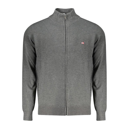 Cardigan by Norway 1963 for men in wool polyester & polyamide gray presents a textural silhouette, artfully finished with a textural and for a sophisticated, textural look.