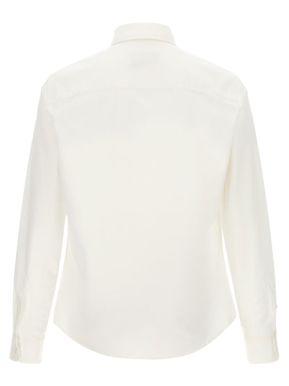 Ami Paris White Cotton Blouse